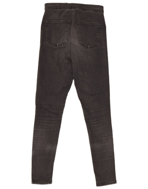 Topshop Womens Joni Skinny Jeans W30 L27 Grey Cotton
