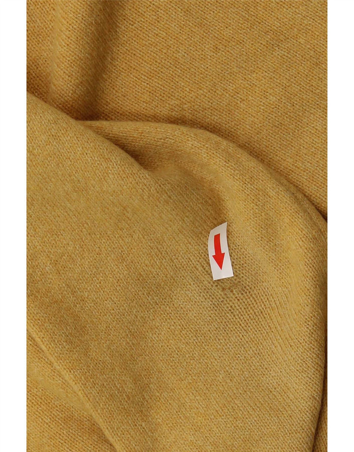 Marlboro Classics Maglione girocollo da uomo maglione grande in lana gialla