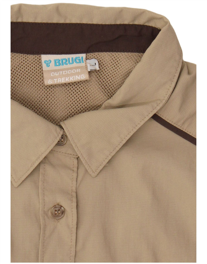 Camicia da donna BRUGI UK 16 Large Beige Poliammide