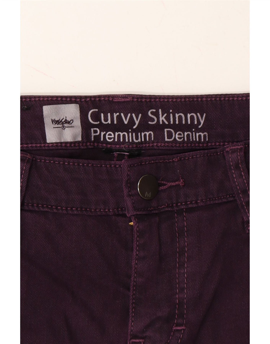 MOSSIMO Womens Curvy Skinny Jeans W34 L31 Purple Vintage Mossimo and Second-Hand Mossimo from Messina Hembry 