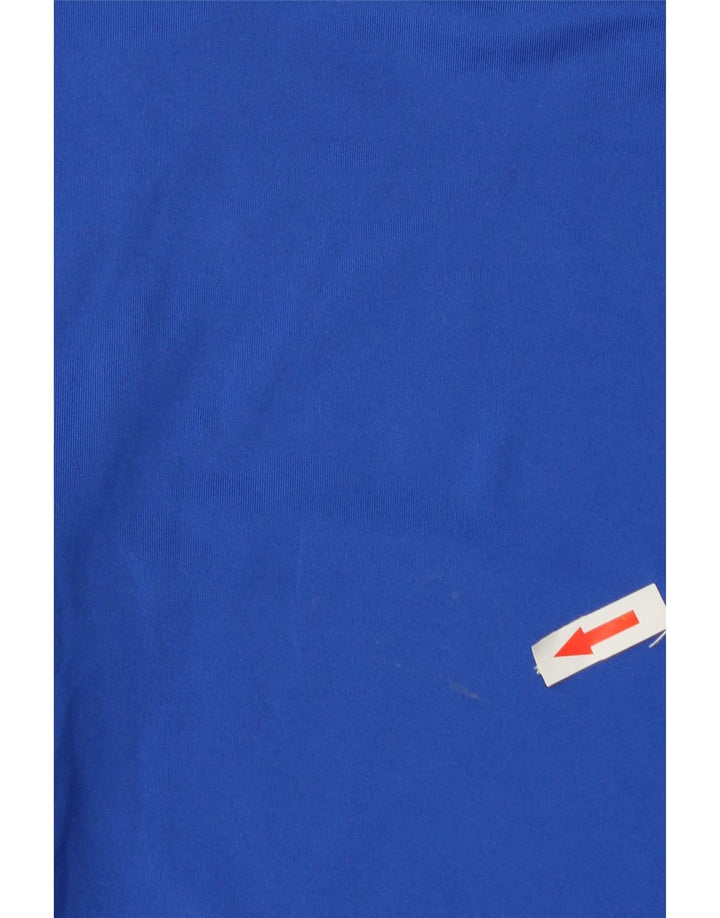 Maglia Nike Dri Fit da uomo a manica lunga piccola in poliestere blu