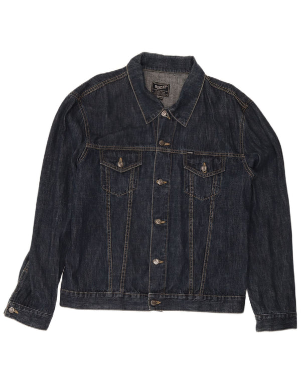 Giacca di jeans da uomo Gas UK 46 3XL Cotone blu navy