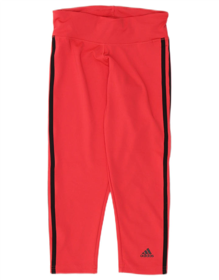 Leggings Adidas Capri da donna UK 4/6 XS poliestere rosa
