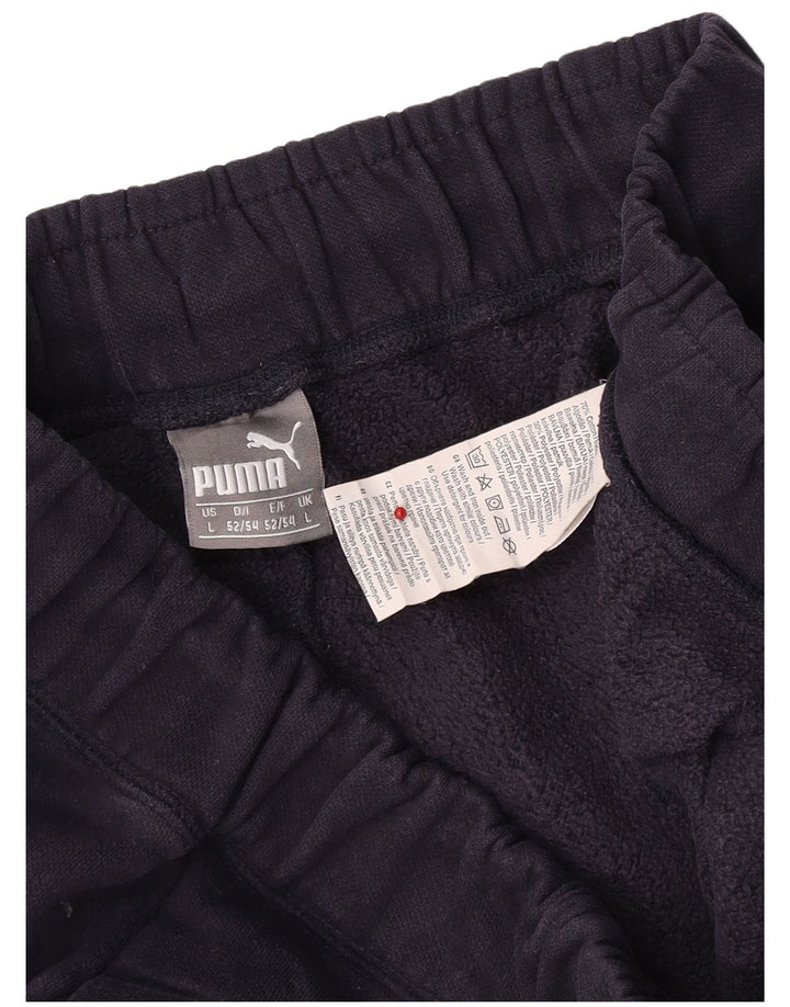 Pantaloni da tuta da uomo Puma Joggers Large Blu Navy in cotone