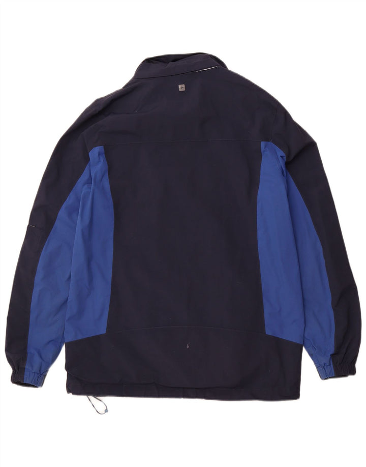 MOUNTAIN WAREHOUSE Giacca antipioggia da uomo UK 36 Small Blu Navy Colourblock