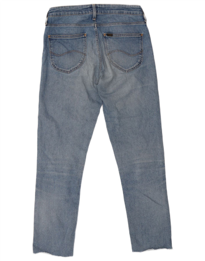 Jeans LEE da uomo affusolati corti W28 L26 Blu