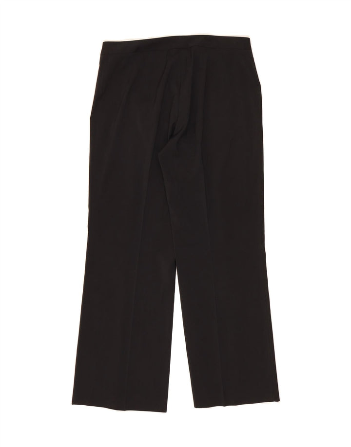 BENETTON Womens Straight Casual Trousers IT 44 Medium W31 L28 Black Vintage Benetton and Second-Hand Benetton from Messina Hembry 