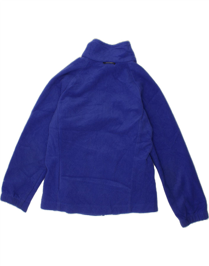 COLUMBIA Boys Fleece Jacket 7-8 Years Small  Blue Polyester Vintage Columbia and Second-Hand Columbia from Messina Hembry 