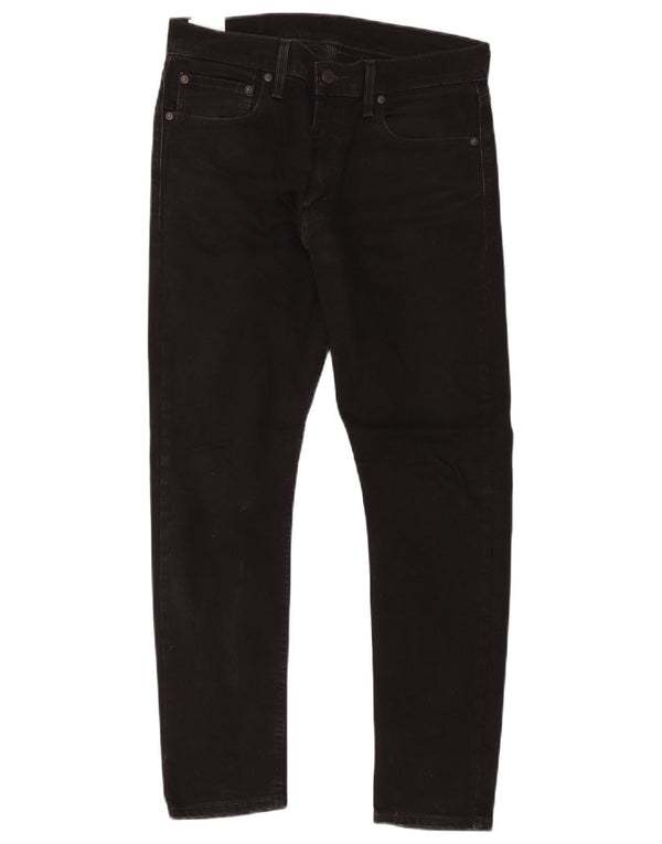 Jeans Levi's Uomo 512 Slim Tapered W32 L30 Cotone Nero