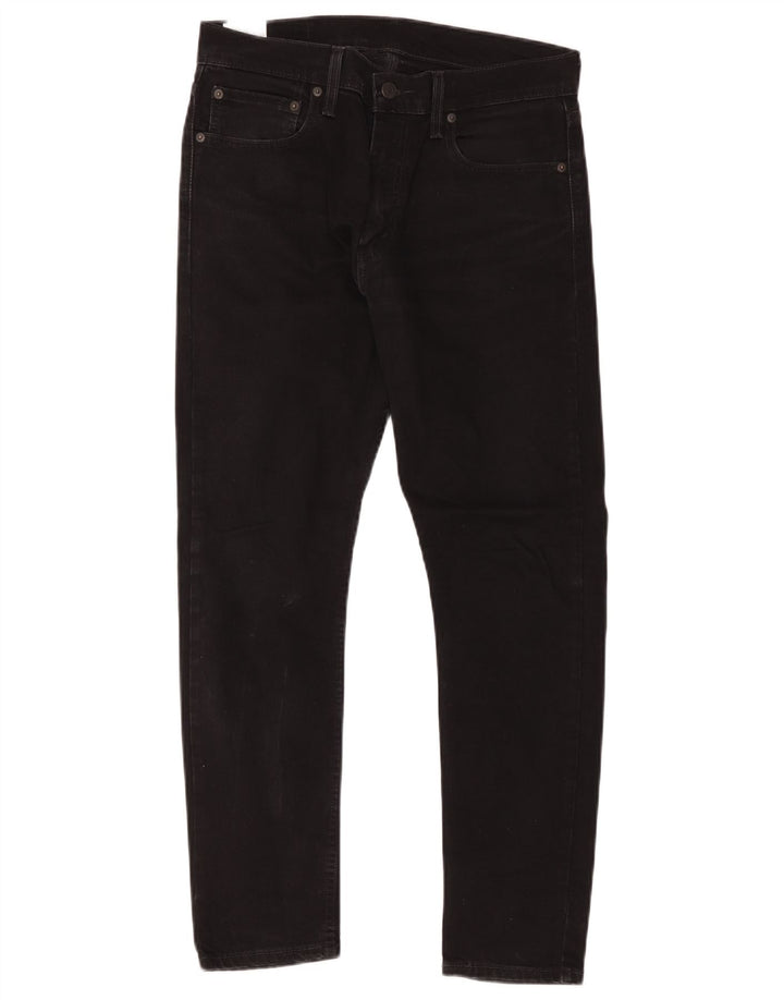 Jeans Levi's Uomo 512 Slim Tapered W32 L30 Cotone Nero