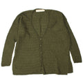 Maglione cardigan oversize da donna Zara UK 14 verde medio