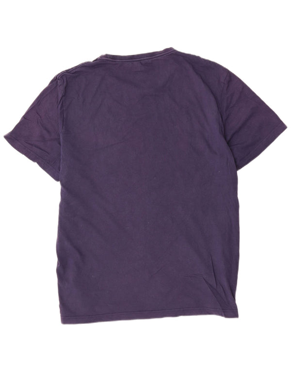 T-shirt grafica da uomo Puma Top 2XL cotone blu navy