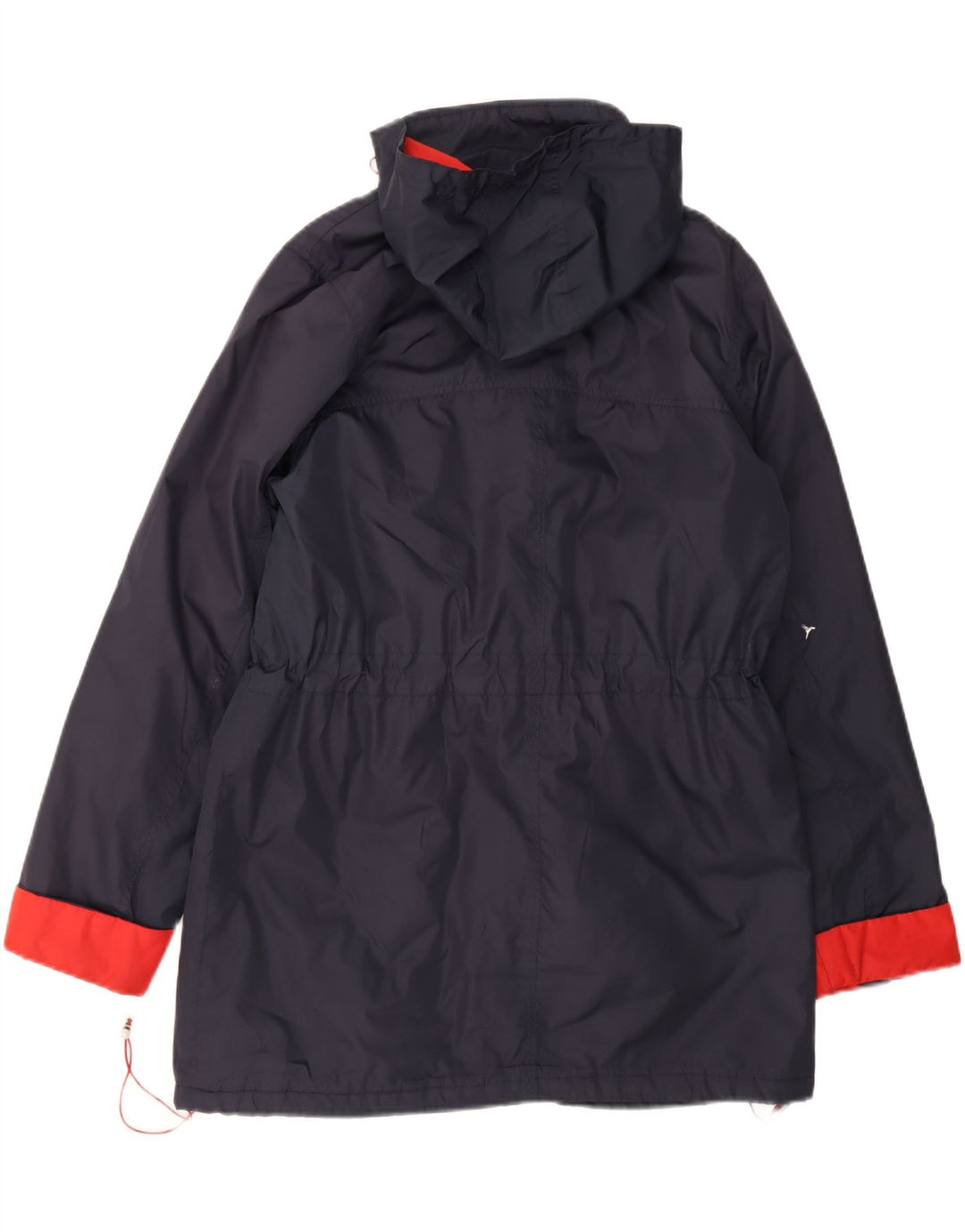 CLASSICS Womens Hooded Windbreaker Coat UK 18 XL Navy Blue