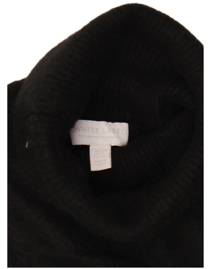 Maglione maglione corto con collo alto da donna White Label UK 12 medio nero