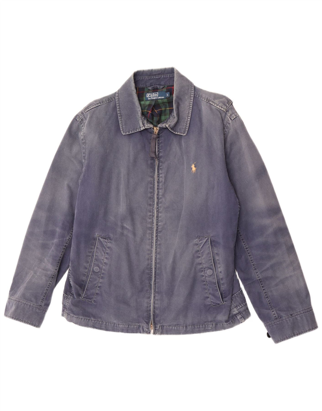 Giubbotto bomber da uomo Polo Ralph Lauren UK 40 grande cotone blu