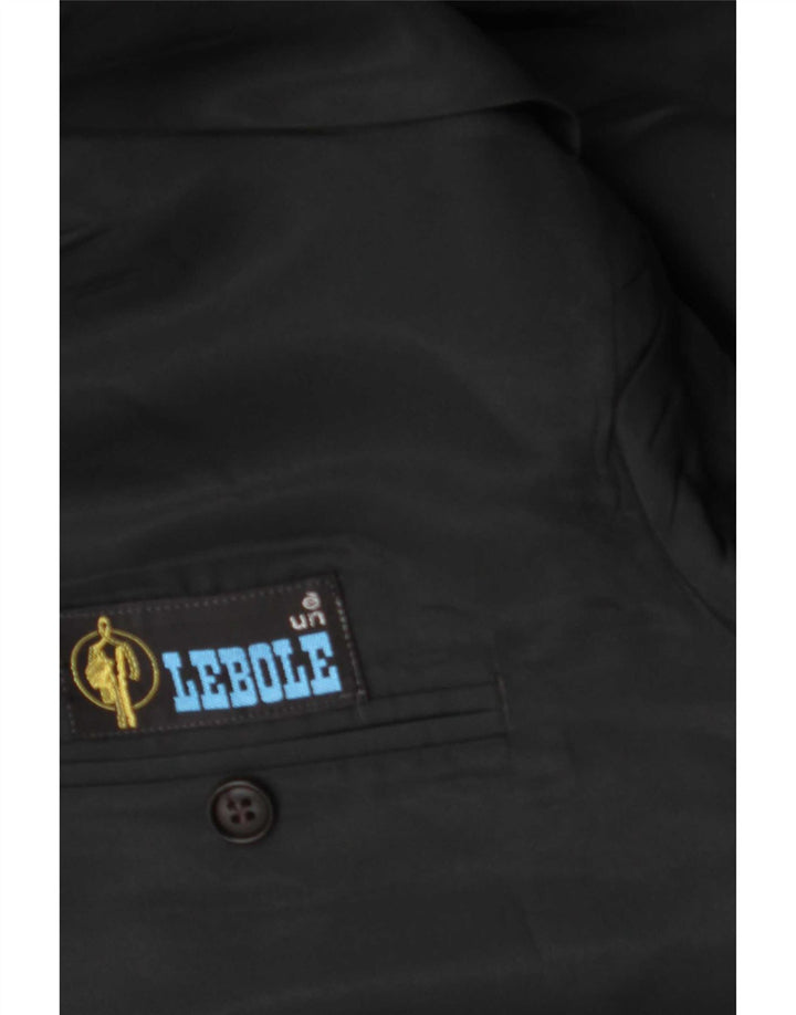 Lebole Cappotto da uomo UK 40 Large Nero