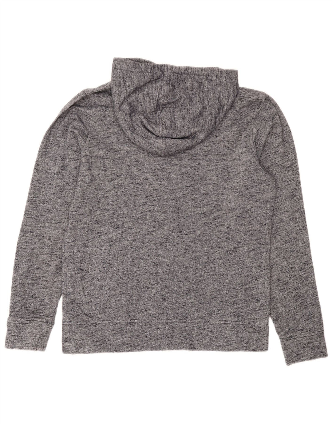 JACK & JONES Maglione con cappuccio grafico da uomo piccolo in cotone screziato blu navy