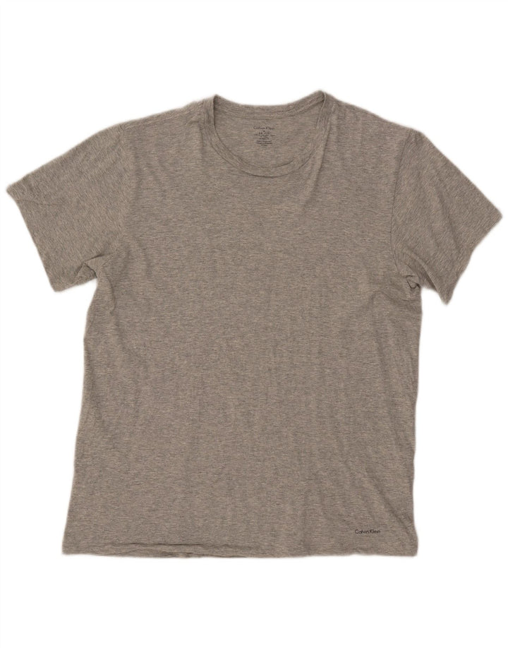 CALVIN KLEIN T-shirt da uomo Top Grigio medio
