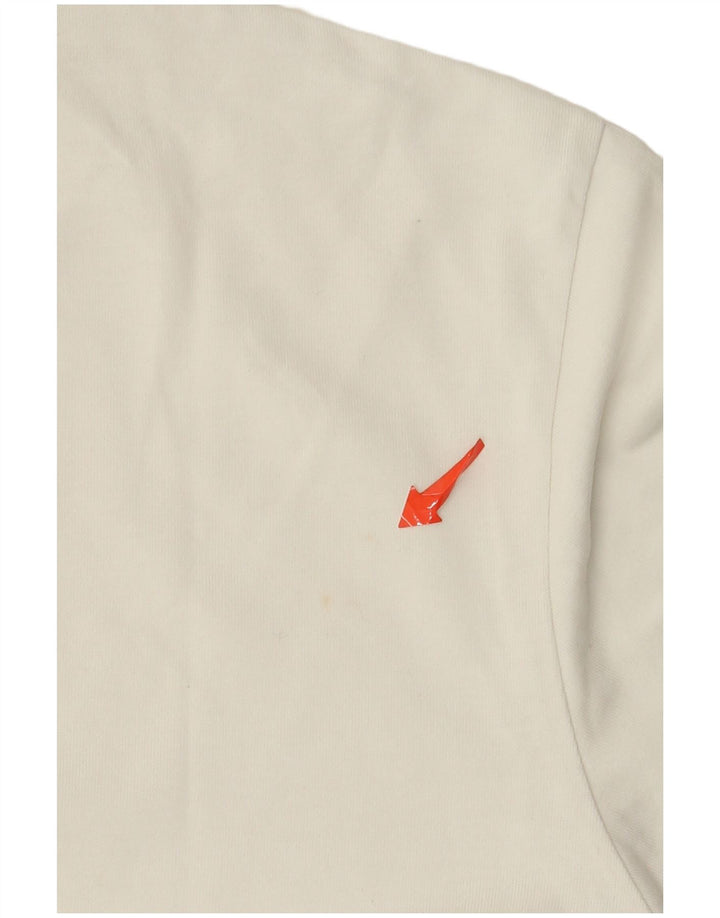 T-shirt grafica da uomo Adidas Top in cotone bianco medio