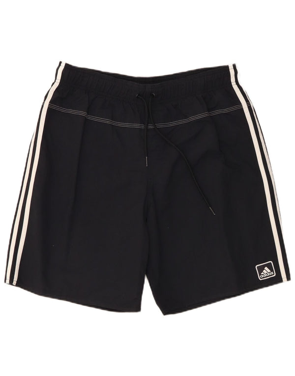 Pantaloncini da bagno da uomo Adidas Large neri in poliammide