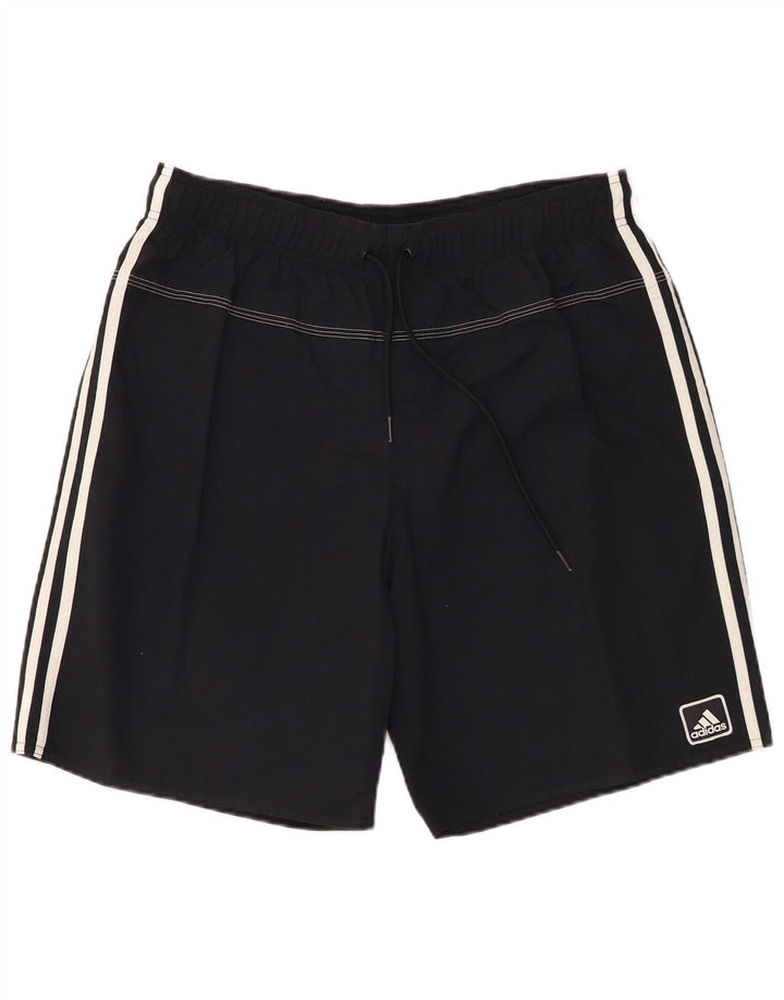 Pantaloncini da bagno da uomo Adidas Large neri in poliammide