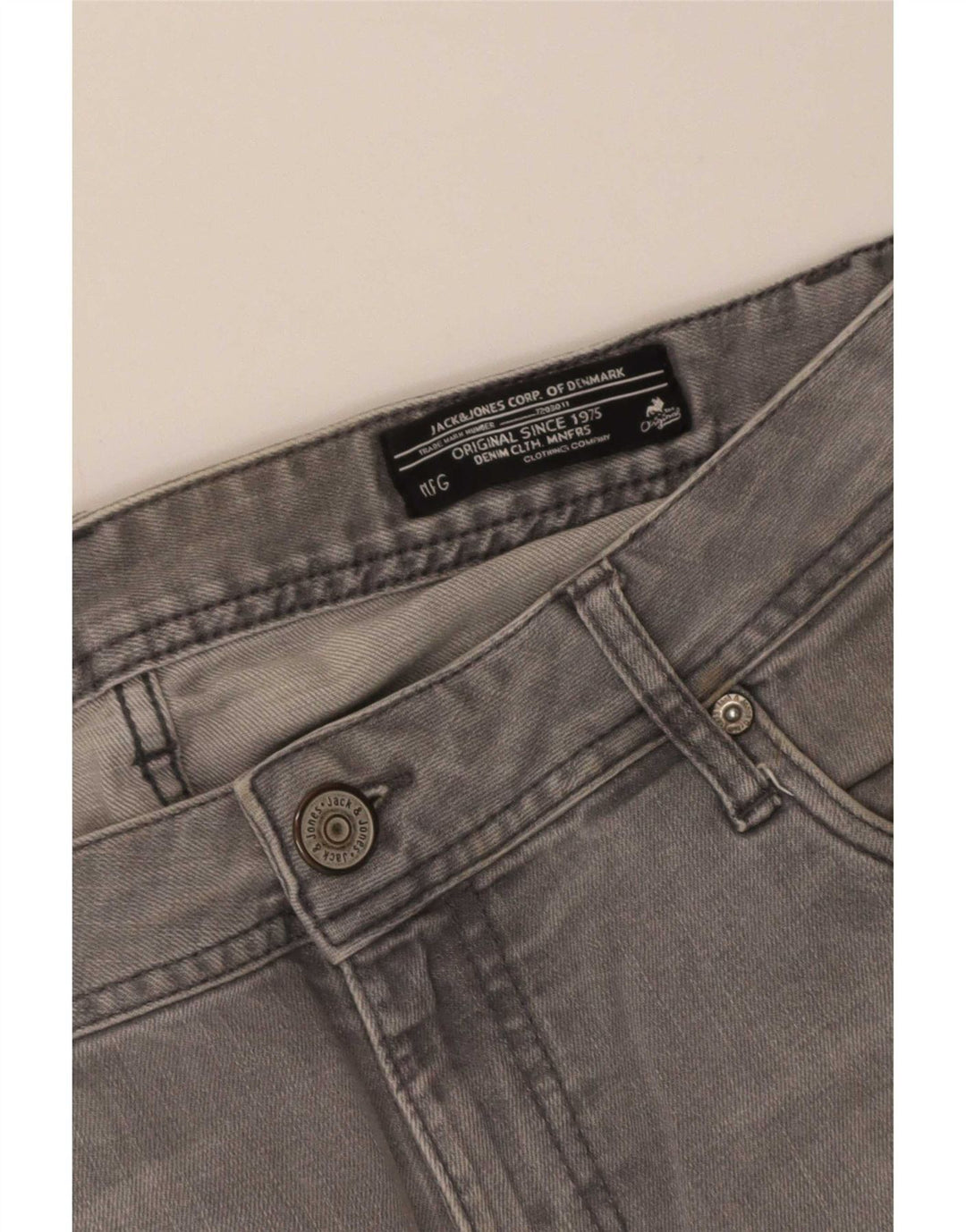 Jeans Ben Skinny da Uomo Jack & Jones W34 L35 Grigi