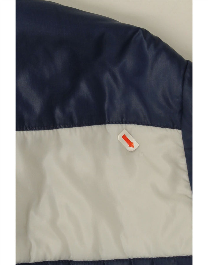 Giacca imbottita da uomo Eliana UK 40 Large Blu Navy a righe