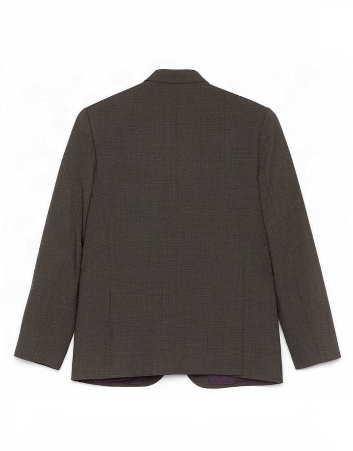 Giacca blazer a 2 bottoni da uomo Marks & Spencer UK 46 XL lana grigia