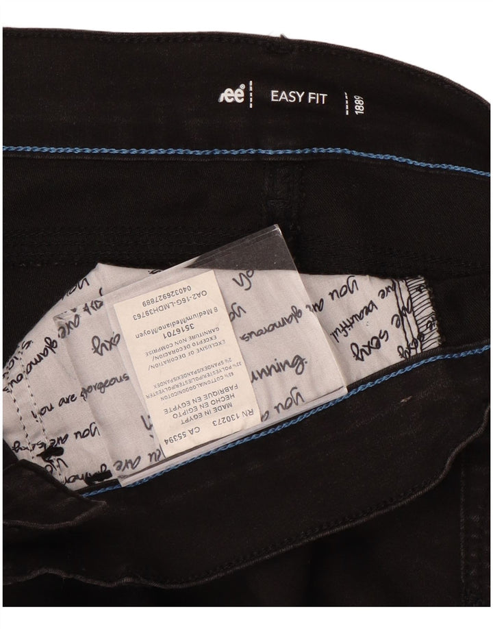 Jeans LEE slim fit facile da donna US 8 medio W30 L31 cotone nero