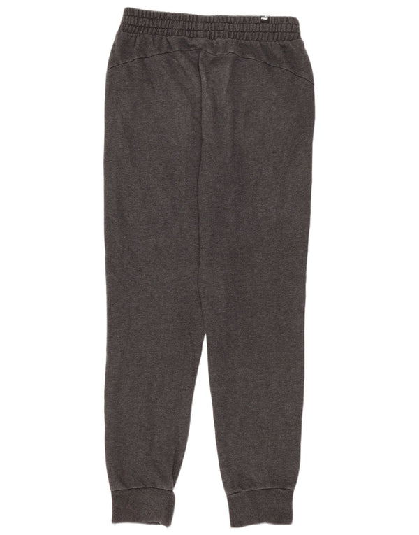 Puma Mens Tracksuit Trousers Joggers XS Grey Cotton