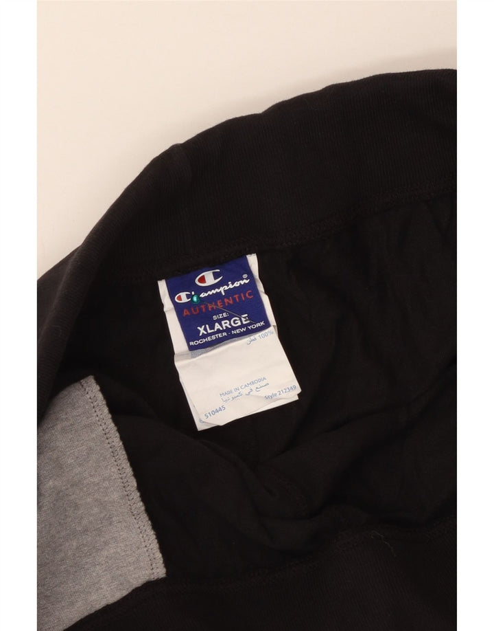 Pantaloncini sportivi da uomo Champion XL in cotone nero