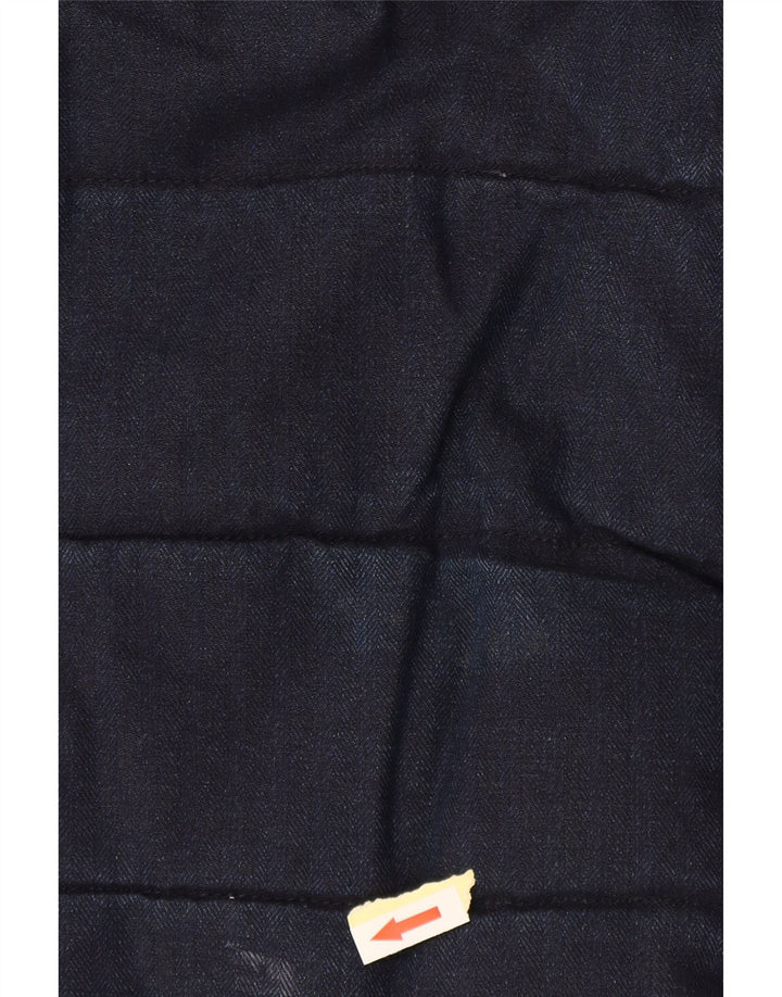 Giacca imbottita con cappuccio da uomo Zara UK 40 Large blu navy color block