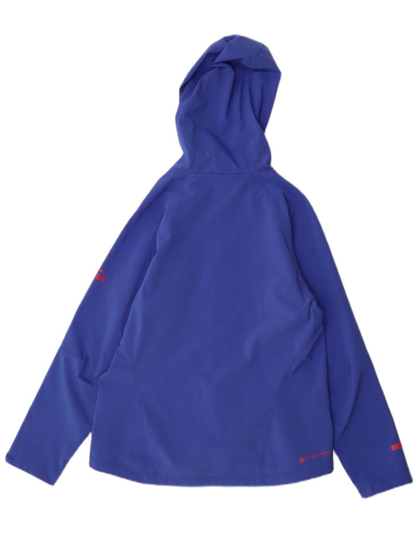 Giacca antipioggia con cappuccio da donna MC Kinley UK 16 grande poliestere blu