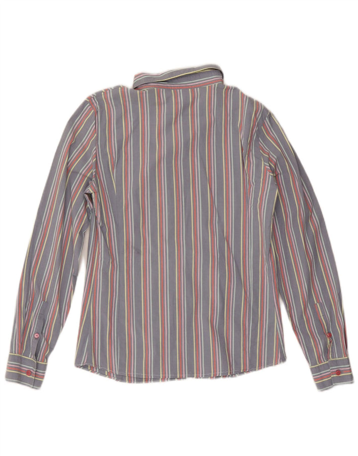 Camicia da donna Lacoste taglia 48 XL gessato grigio