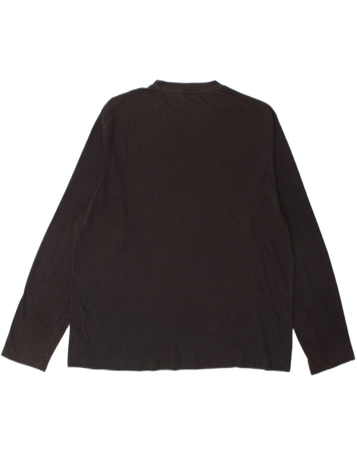 DOCKERS Mens Khakis Top Long Sleeve Large Black Cotton Vintage Dockers and Second-Hand Dockers from Messina Hembry 