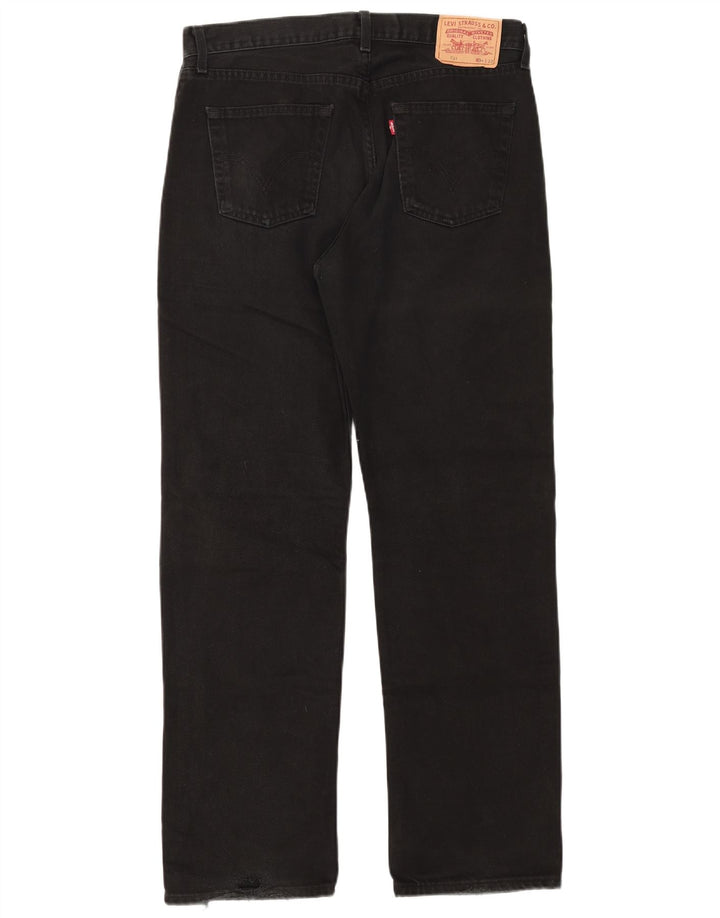 Levi's Uomo 751 Jeans dritti W34 L32 Cotone Nero