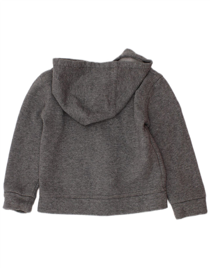 Felpa con cappuccio e zip Nike per ragazzi 2-3 anni in cotone grigio screziato