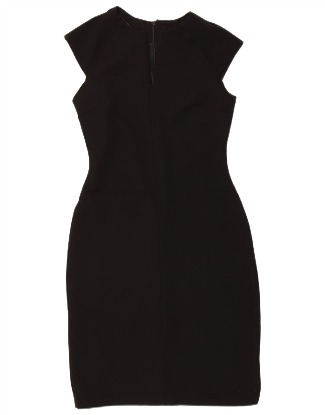 ZARA Womens Sheath Dress UK 12 Medium Black