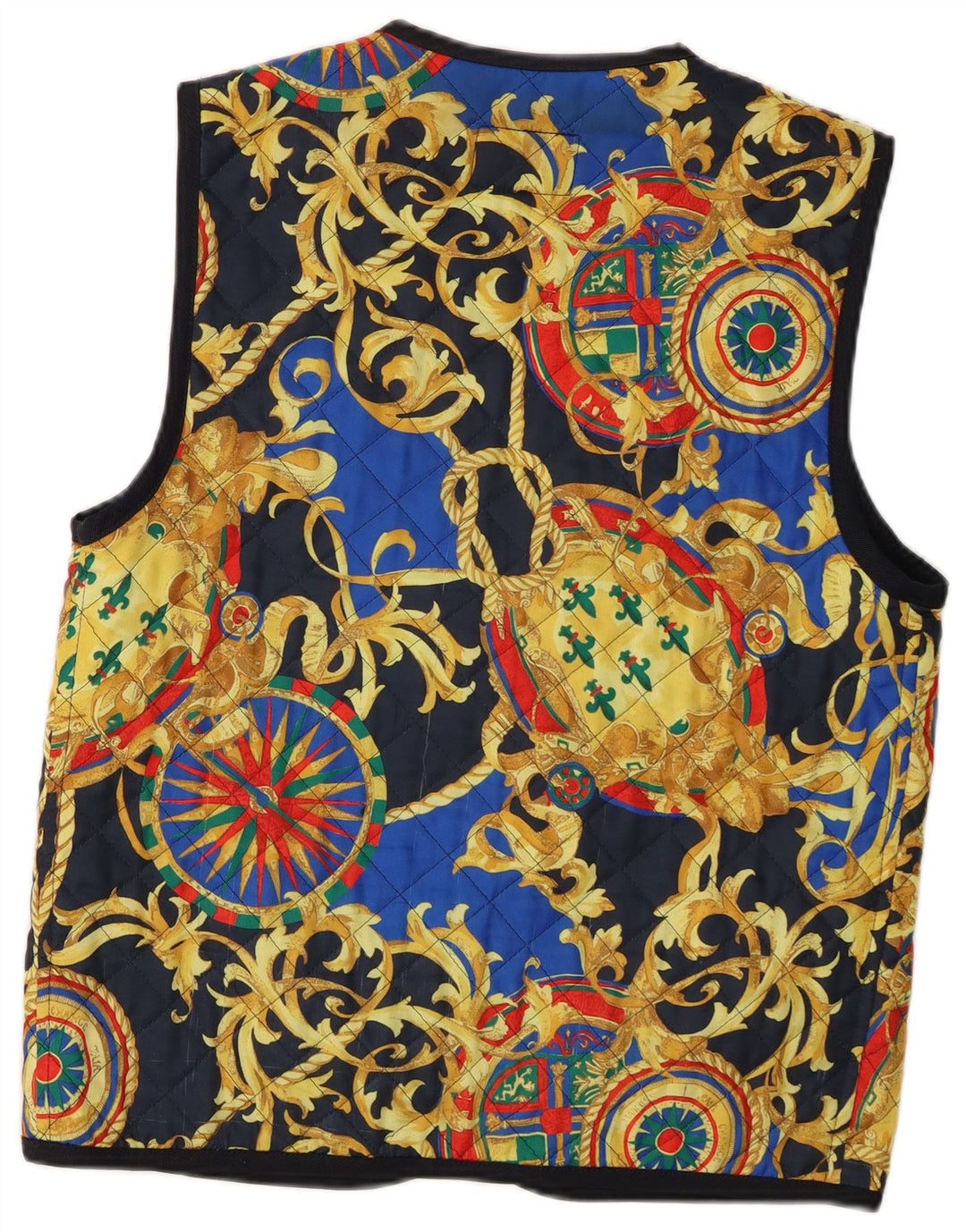 Gilet trapuntato da donna Club Voltaire UK 14 medio multicolore