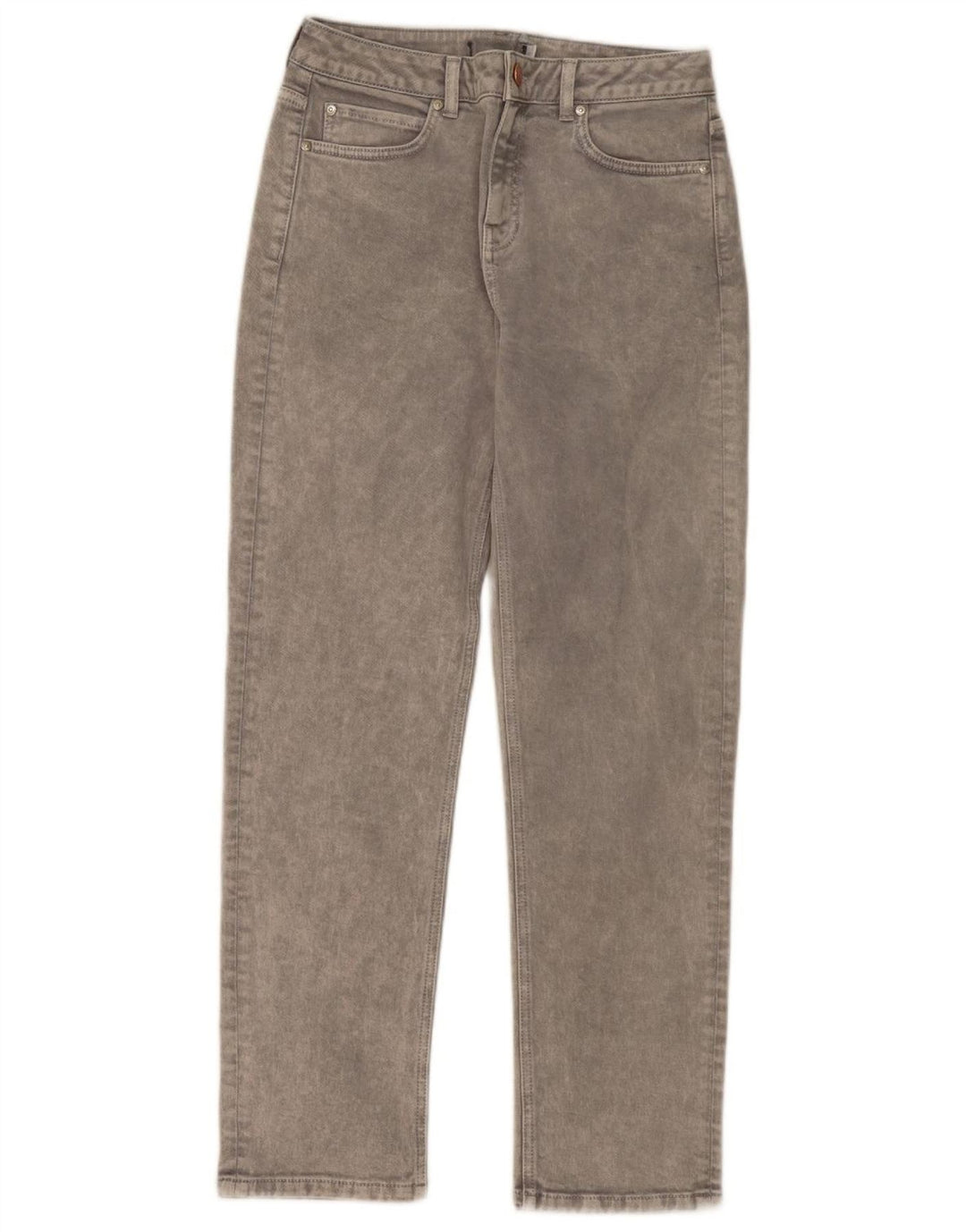 MINT VELVET Womens Straight Jeans UK 12 Medium W28 L28 Grey