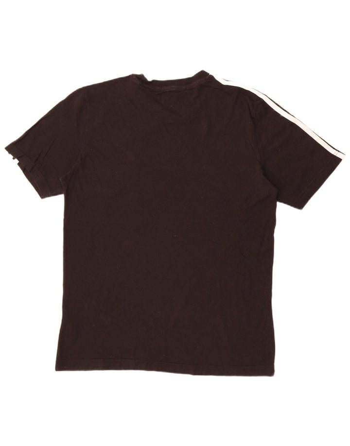 T-shirt Adidas da uomo Top Small in cotone nero
