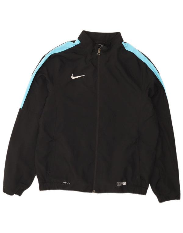 Giacca da tuta da ragazzo Nike Dri Fit Top 13-14 anni XL Nero Colourblock