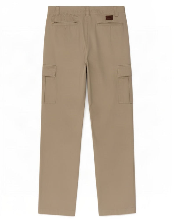 Pantaloni cargo dritti da uomo Rifle W33 L31 in cotone beige