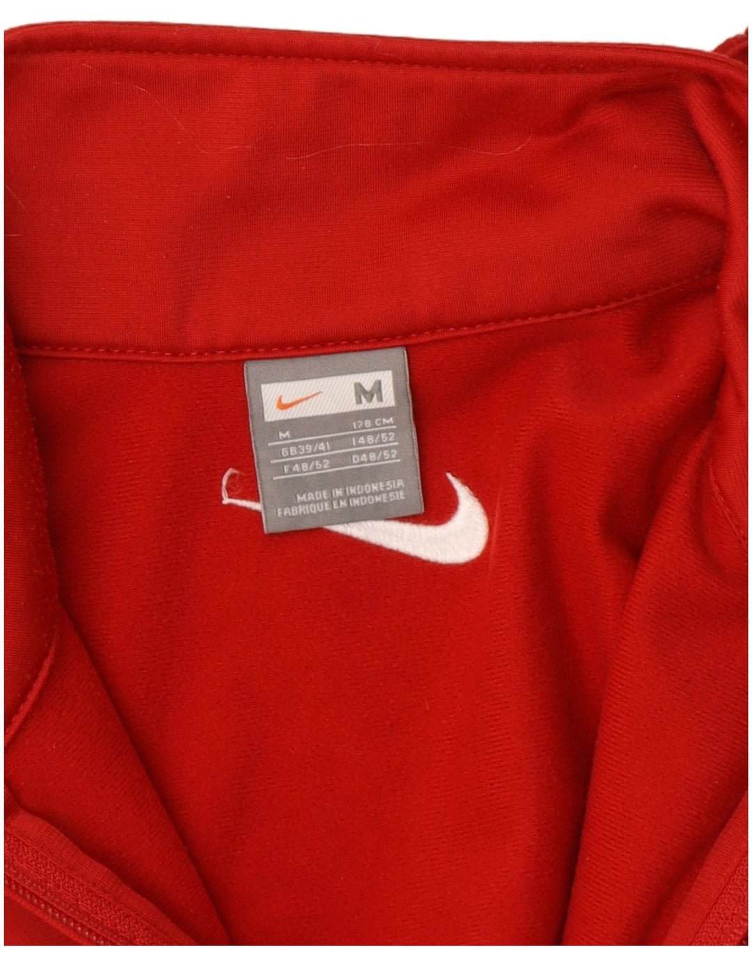 Giacca da tuta Nike da uomo, colore rosso medio, color block