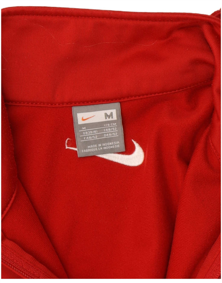 Giacca da tuta Nike da uomo, colore rosso medio, color block