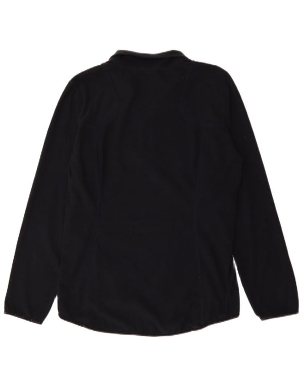 Maglione in pile da donna con collo e zip Champion UK 16 grande poliestere blu navy
