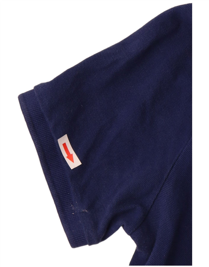 Polo da uomo Superdry Small in cotone blu navy