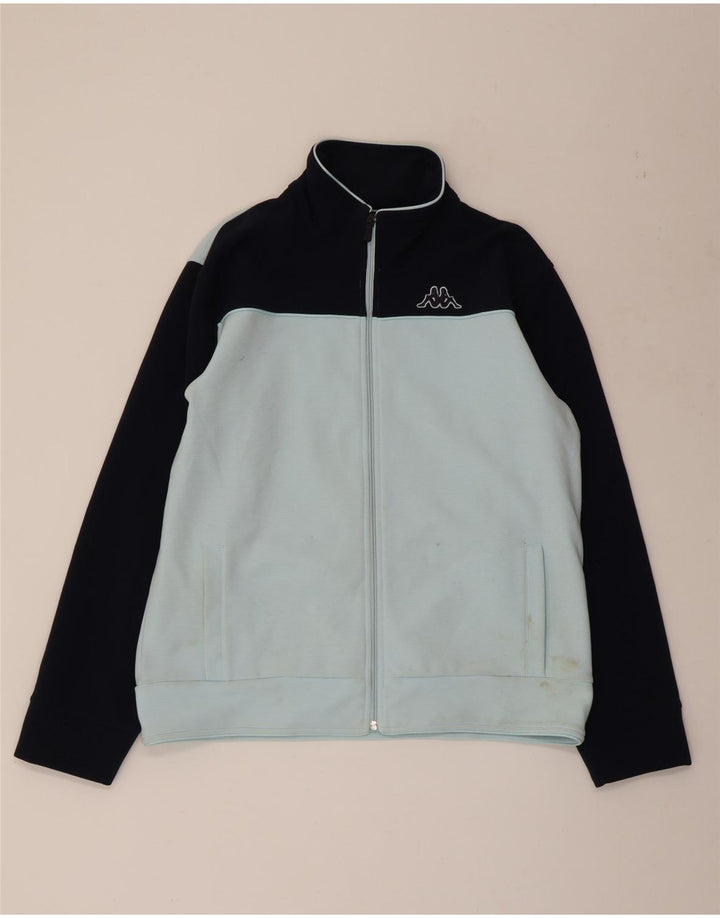 Giacca da tuta da donna KAPPA UK 18 XL Poliestere color block blu
