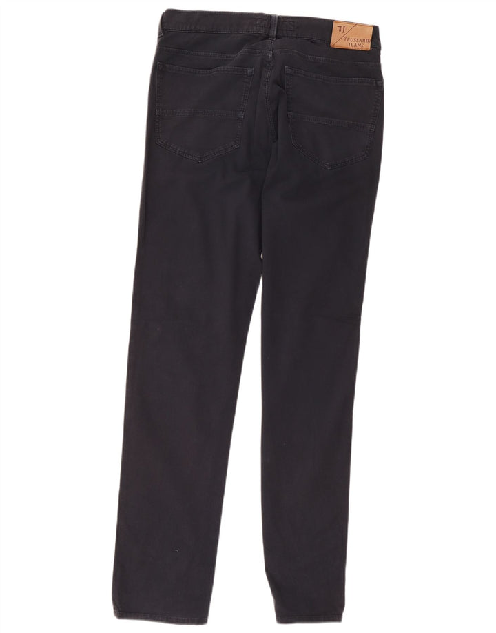 Pantaloni Casual Slim Uomo Trussardi W32 L34 Grigi