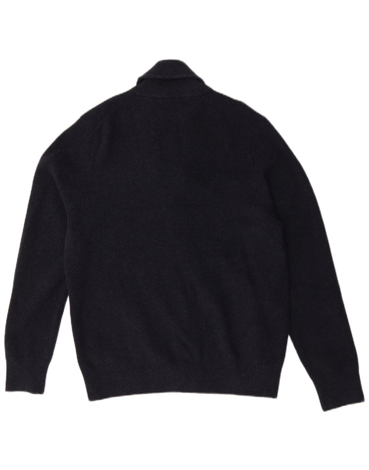 Maglione cardigan da uomo Marks & Spencer XL in cotone blu navy